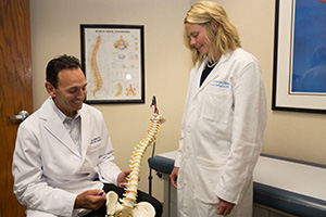 Dr. Ghiselli with staff